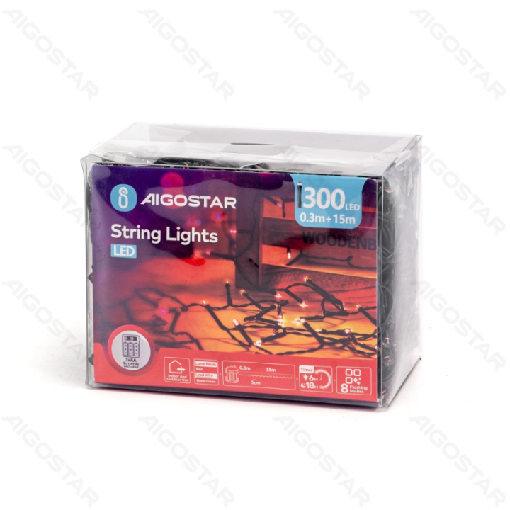 3AA Battery Flat String Lights