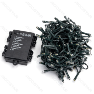 3AA battery flat string lights, RGBY, 10m ,IP44, Indoor&Outdoor