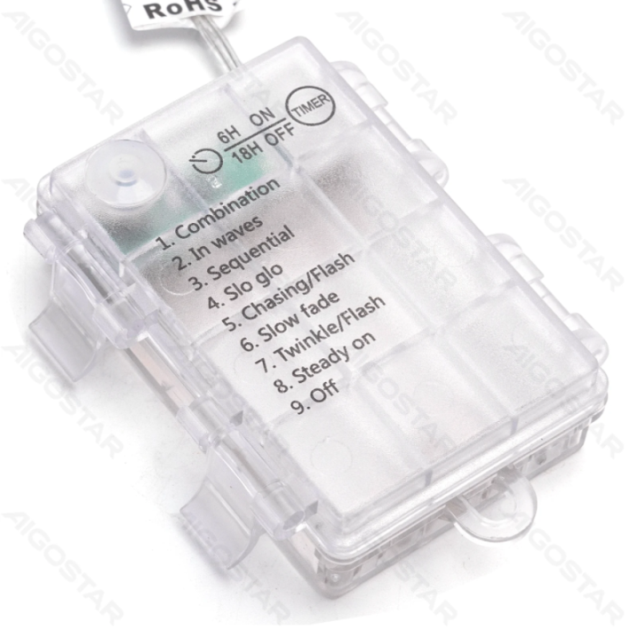 3AA battery star snowflake string lights, cold white, 10m ,IP44, Indoor&Outdoor