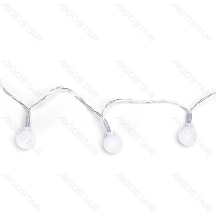 3AA battery milk bulb string lights, warm white, 2.5m ,IP44, Indoor&Outdoor
