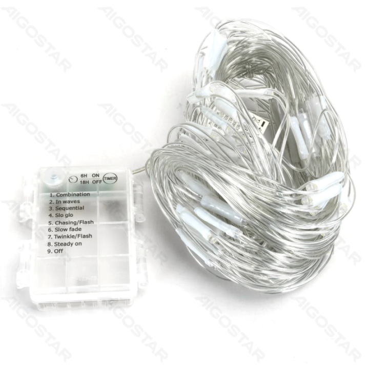 3AA battery net light flat string lights, cold white, 1.5m*1.5m ,IP44, Indoor&Outdoor