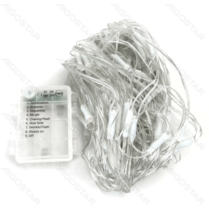 3AA battery net light flat string lights, RGBY, 1.5m*1.5m ,IP44, Indoor&Outdoor