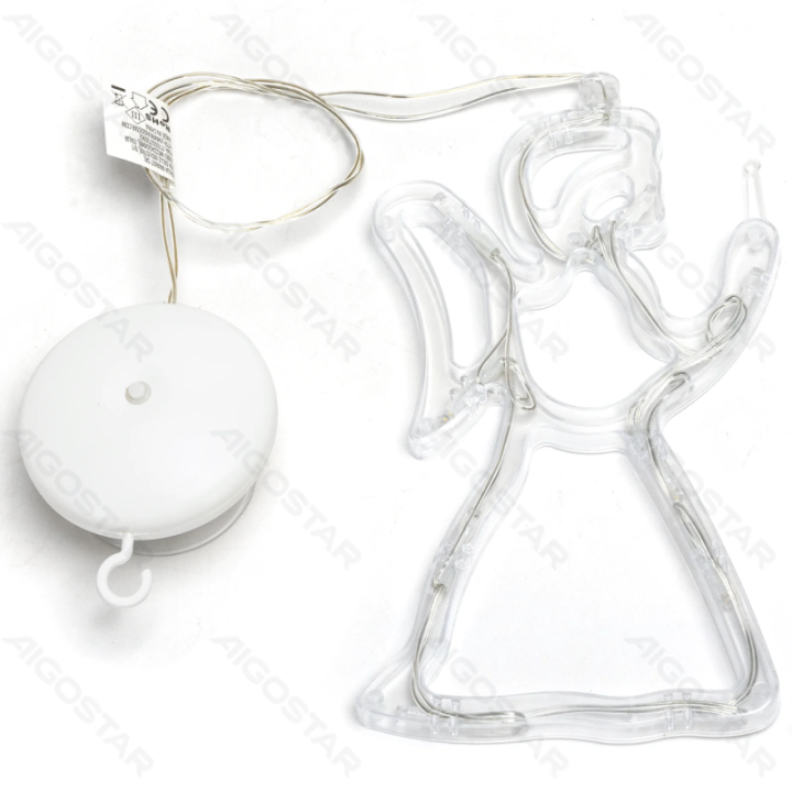 Battery powered pendant with suction cup angel shaped, warm white ,IP20 Indoor