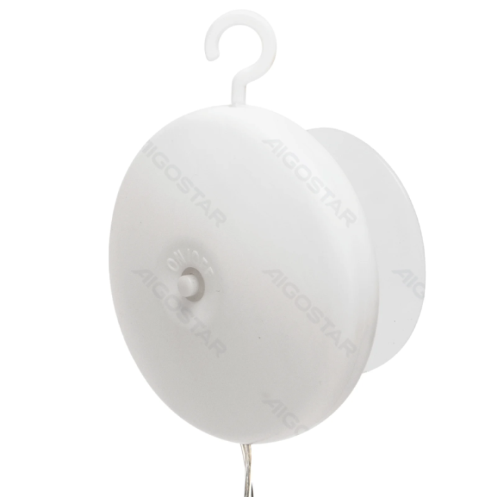Battery powered pendant with suction cup Santa, large, warm white ,IP20 Indoor