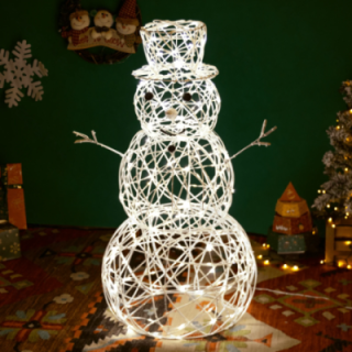 Low voltage acrylic snowman, warm white, 0.9m ,IP44, Indoor&Outdoor