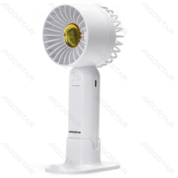 Handheld Fan, 2.7 Inches, 7 Blades, 3 Speeds, 500mAh, White