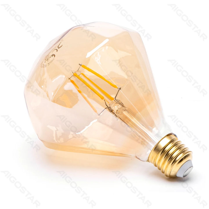 LED kaitrinė lemputė (Deimantas) E27 4W