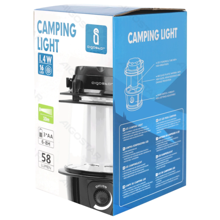 LED Kempingo šviesos lempa