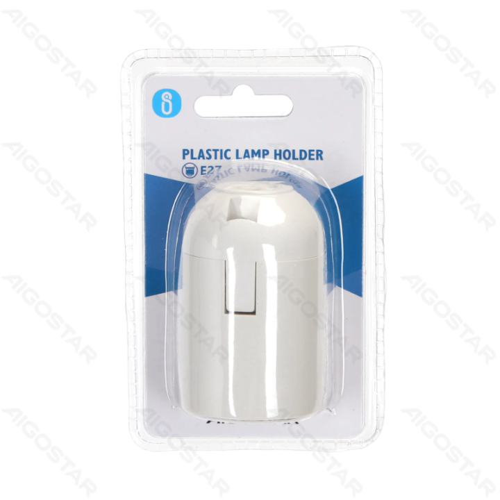 Plastic lamp holder E27