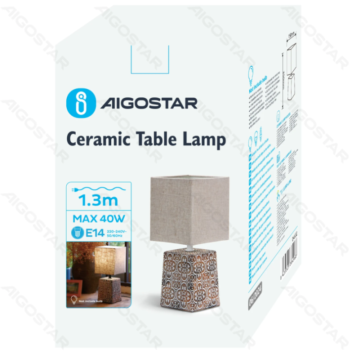 LED stalinis šviestuvas Max.40W E14 keraminis