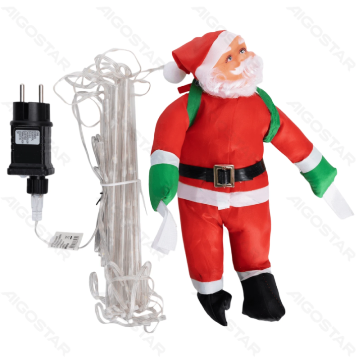 Low-voltage Santa Claus with climbing ladder, 3m+1.6m, cool white, IP44, Indoor and outdoor