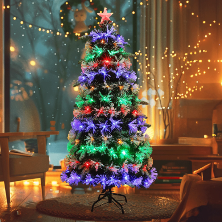 Low-voltage velvet tree, 0.9m, RGBY ,IP44, Indoor&Outdoor