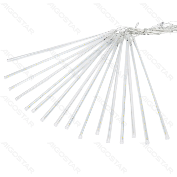 Low voltage 0.5m- meteor shower string lights, cool white, 3m+10m, 16strips 16 strips ,IP44, Indoor&Outdoor