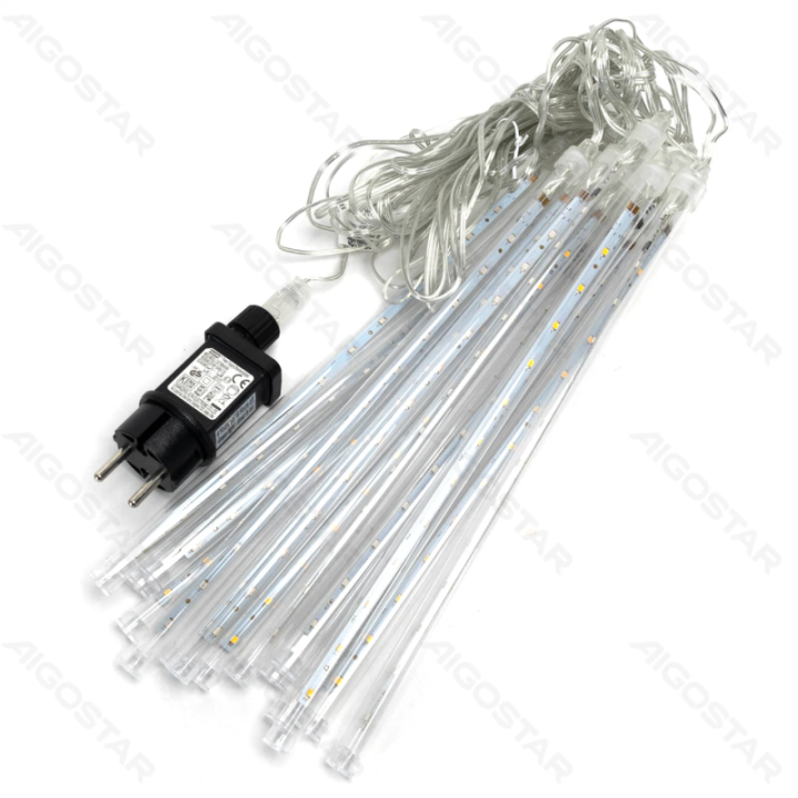 Low voltage 0.3m- meteor shower string lights, RGBY, 3m+10m, 16strips 16 strips ,IP44, Indoor&Outdoor