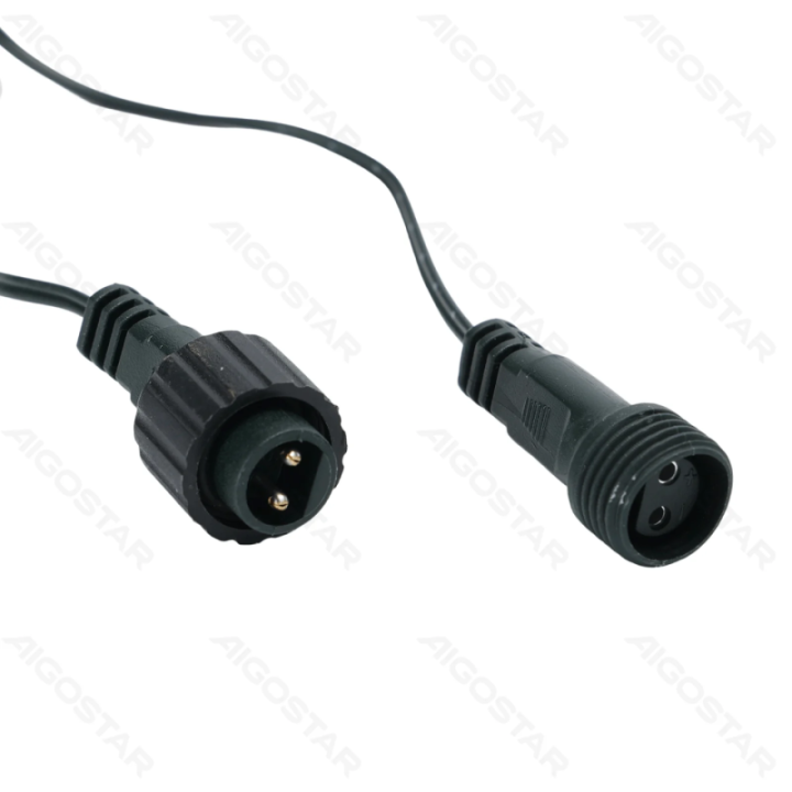 Dark green 5-meter extension cord for string lights ,IP44, Indoor&Outdoor