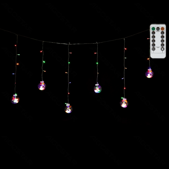 Low voltage connectable Icicle Wave Wishing Ball, RGBY, 3m+3m*0.6m, 12strips ,IP44, Indoor&Outdoor