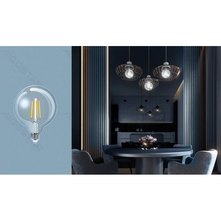 Bluetooth Mesh Smart Filament Bulb G125 6W CCT