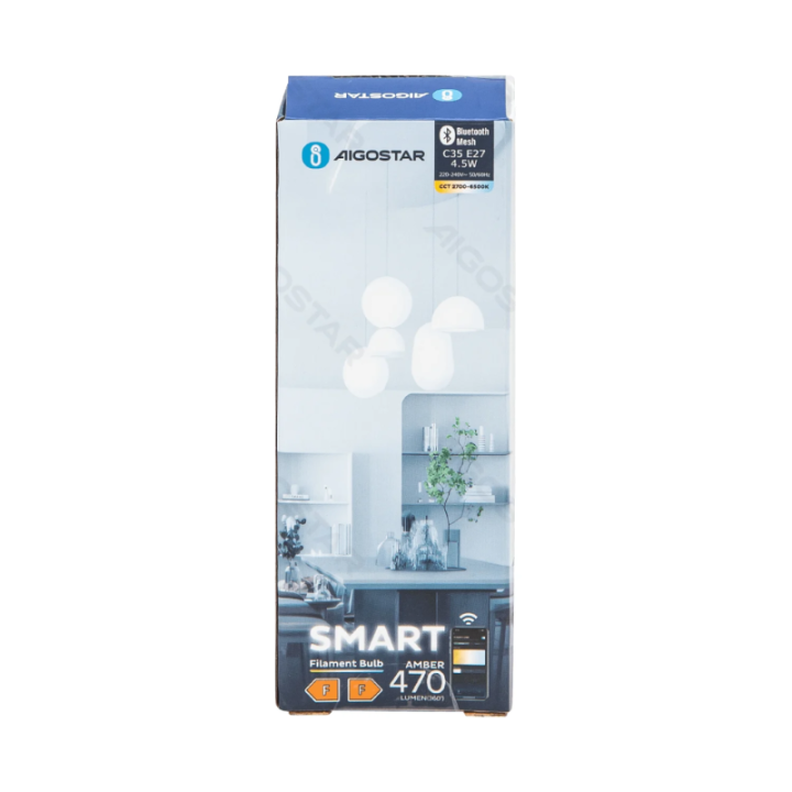 Bluetooth Mesh Smart Filament Bulb C35 4.5W CCT