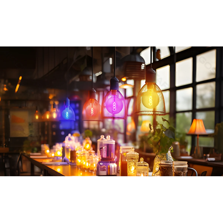 Bluetooth Mesh Smart Filament Bulb G125 4.9W RGBW