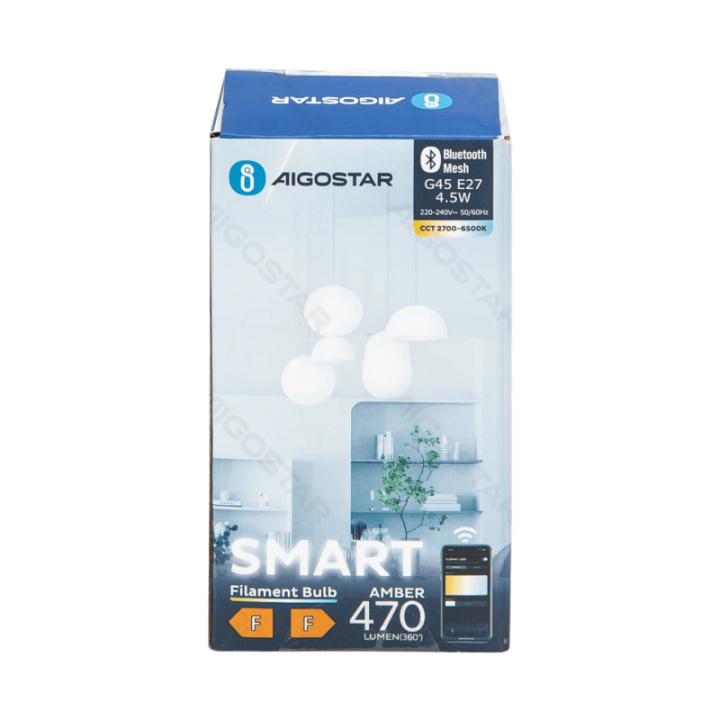 Bluetooth Mesh Smart Filament Bulb G45 4.5W CCT