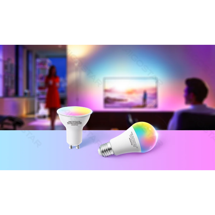 WIFI WB išmanioji lemputė A60 E27 12W RGB+CCT