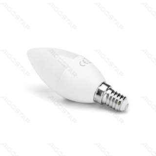 LED C37 apvalioji lemputė-E14-10W-4000K-935lm