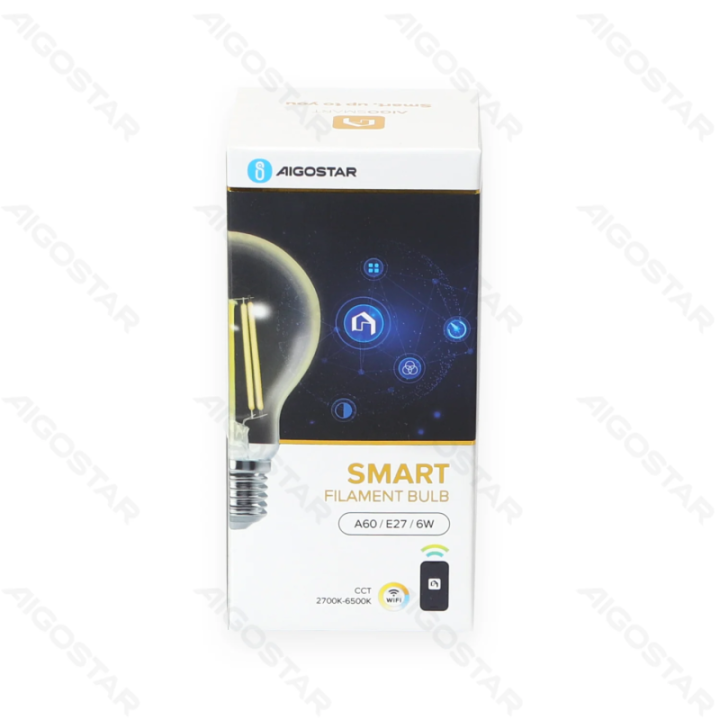 WiFi WB Smart Filament Bulb A60 E27(Clear)