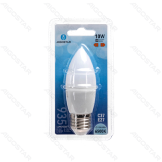 LED C37 Globe Bulb-E27-10W-6500K-935lm