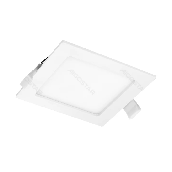 E6 LED Itin plonas įleidžiamas kvadratinis šviestuvas 16W balta šviesa