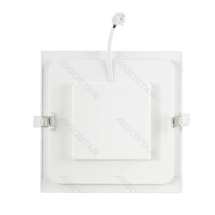 E6 LED Ultra-thin Flush-mounted Square Downlight 16W White Light