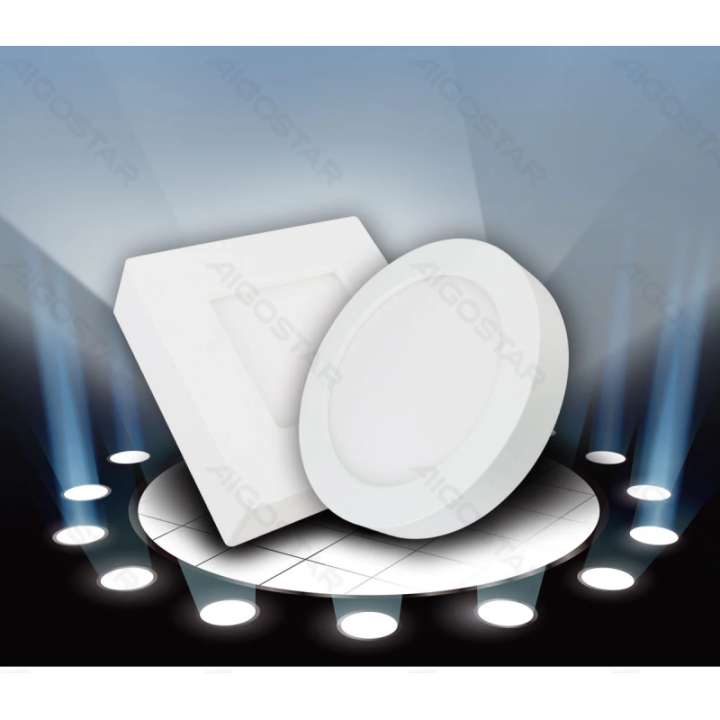 E6 LED Paviršinis apvalus šviestuvas 16W natūrali balta