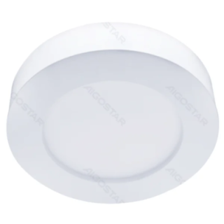 E6 LED Paviršinis apvalus šviestuvas 9W šiltai balta