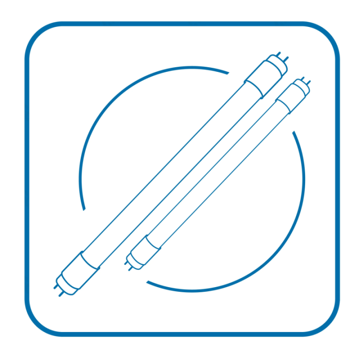 LED Plastic T8 Light Tube 0.6m 10W