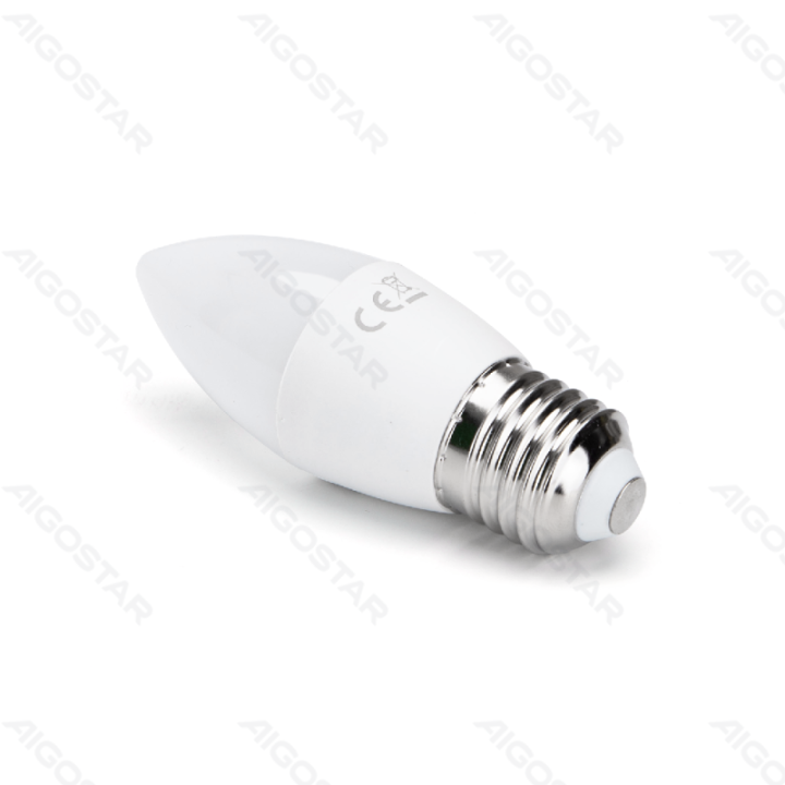 LED C37 apvalioji lemputė-E27-10W-6500K-935lm-2 vnt.