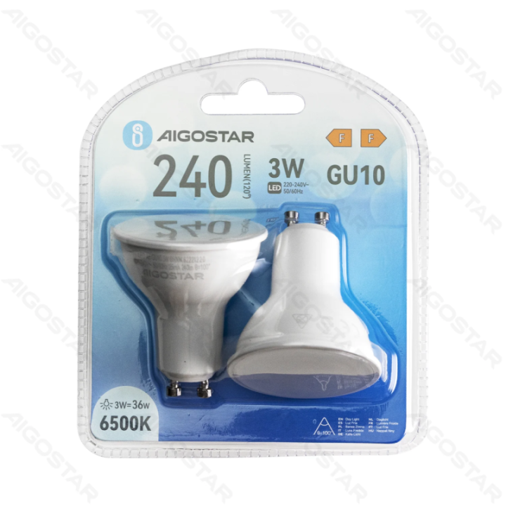LED GU10 3W 2pcs