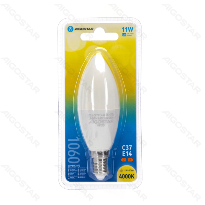 LED C37 E14 11W 4000K