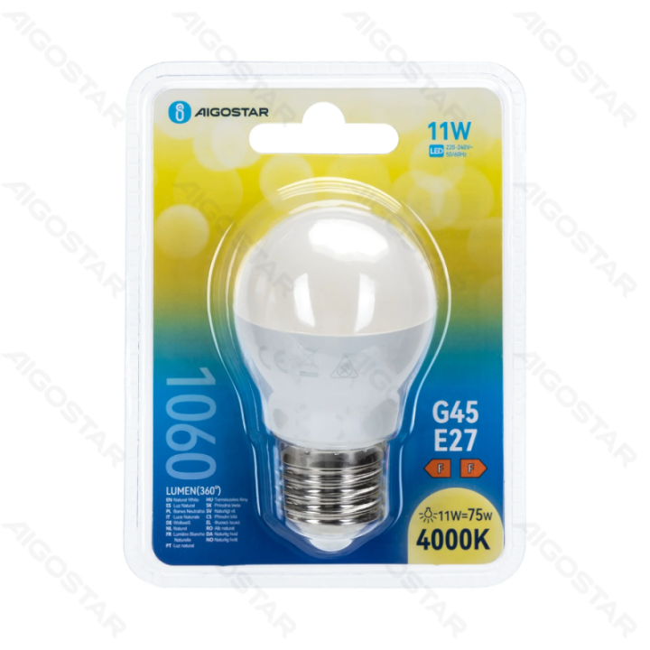LED bulb G45 11W 4000K 1060lm E27