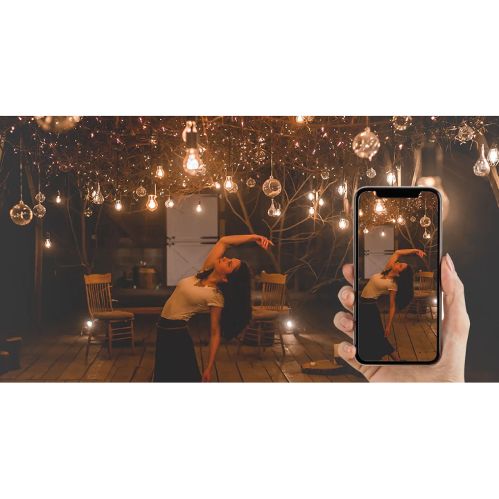 LED Vėjo formos filamento lemputė C35 E14 4W