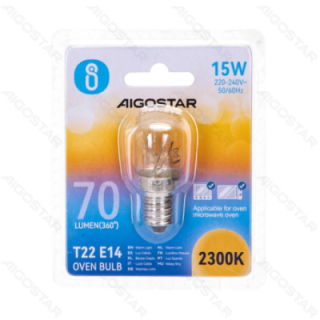 T22 Oven Bulb 15W