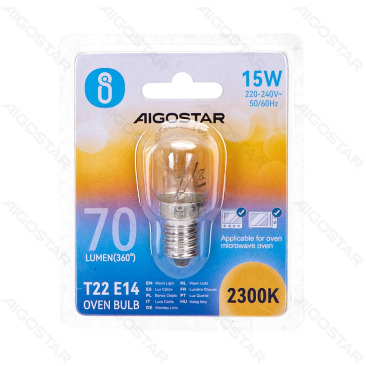 T22 Oven Bulb 15W
