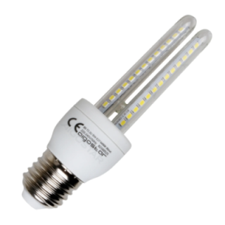 LED U-shaped Bulb 2U E27 8W