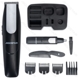 Grooming kit （Hair trimmer 3W + Nose trimmer 1W)