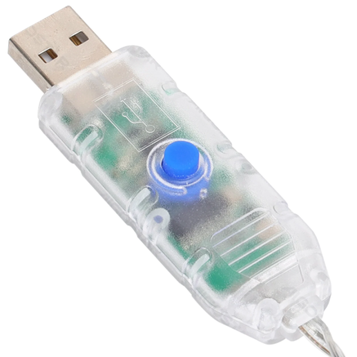 USB light-up Christmas cone tree decoration, RGBIC, 5m+40cm, IP20, Indoor