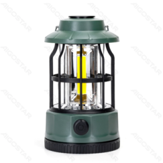 Camping lantern dimmable with knob 3AA batteries
