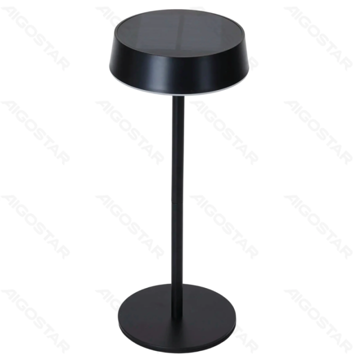 LED Saulės stalinis šviestuvas juodas 2.4W IP44