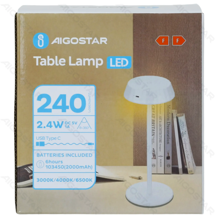 LED Ambient Table Lamp White 2.4W IP20
