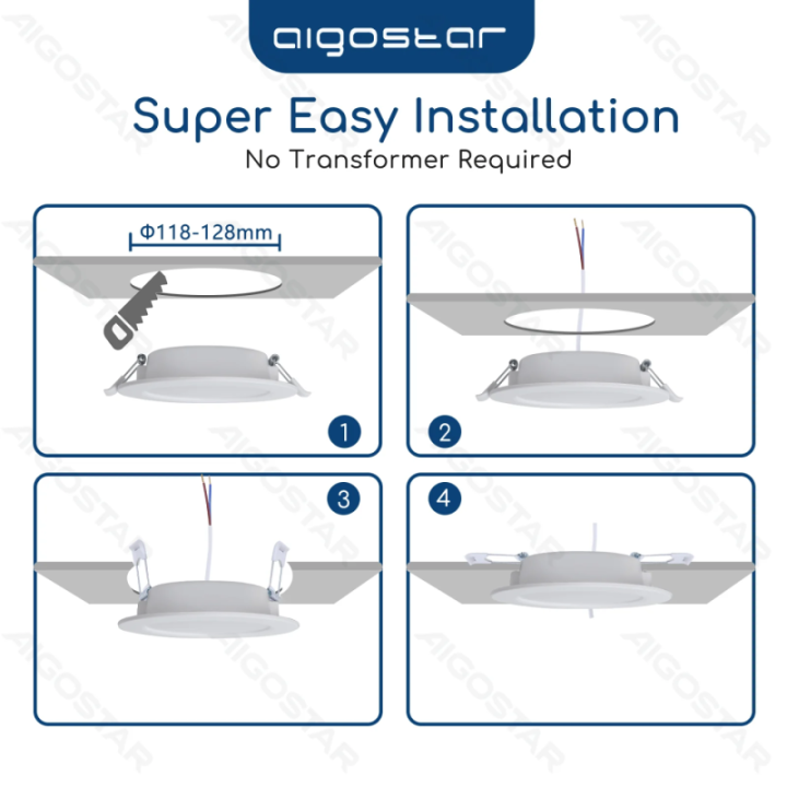 LED Flush-mounted Downlight 24W