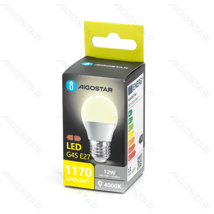 LED lemputė G45 12W 4000K 1170lm E27