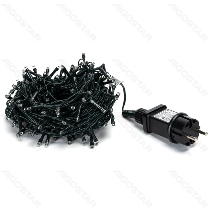 Low voltage flat string lights, warm white-cold white, 10m,color box