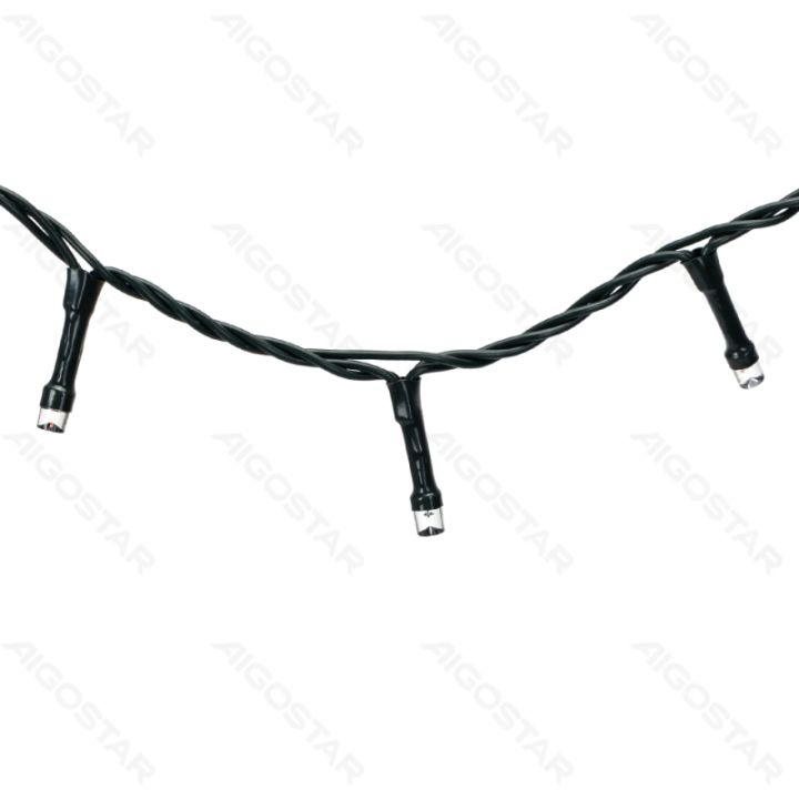 Low voltage flat string lights, warm white-cold white, 10m,color box